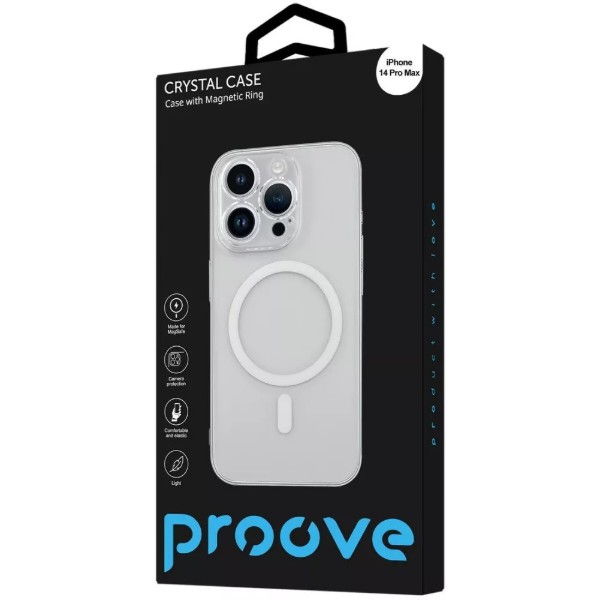 Фото - Чохол для смартфону Proove Crystal Case with Magnetic Ring iPhone 14 Pro Max brilliance (PCCCIP14PM59)